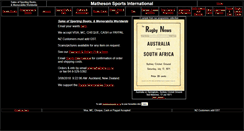 Desktop Screenshot of mathesonsports.co.nz
